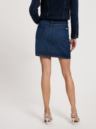 CROSS JEANS SKIRT Mini Rock - Midnight Indigo - B302-011