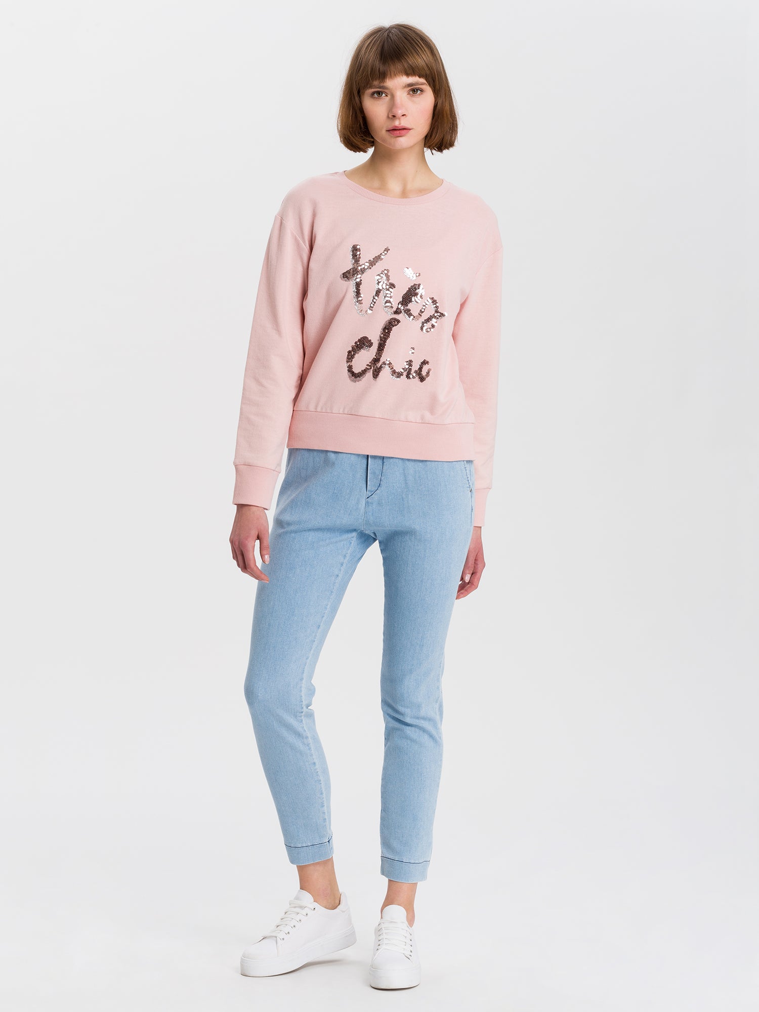 CROSS JEANS JESS Jogpants - Skywashed Harbor Blue - B471-012 von Cross Jeans