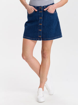 CROSS JEANS TRACY Minirock - Midnight Indigo Blue - B530-009