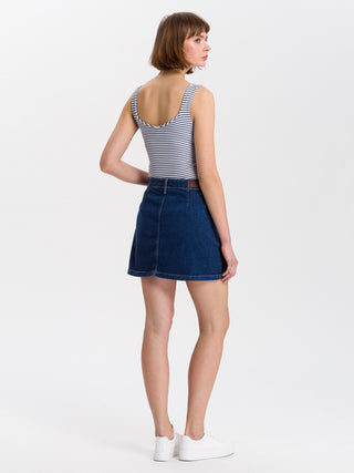 CROSS JEANS TRACY Minirock - Midnight Indigo Blue - B530-009