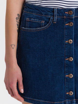 CROSS JEANS TRACY Minirock - Midnight Indigo Blue - B530-009