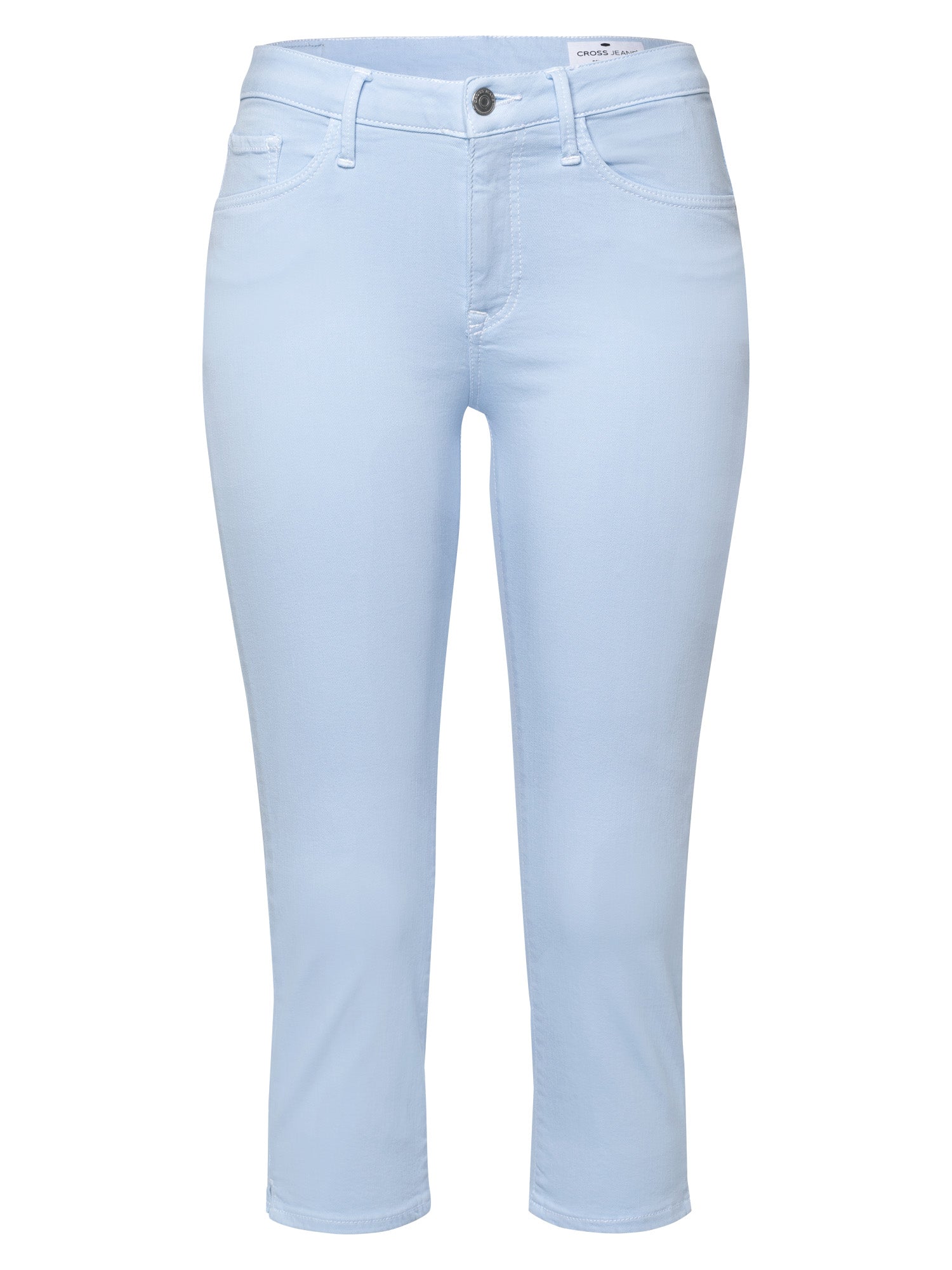 CROSS JEANS Amber Capri Jeans - Blue Mist Pearl - A548-016