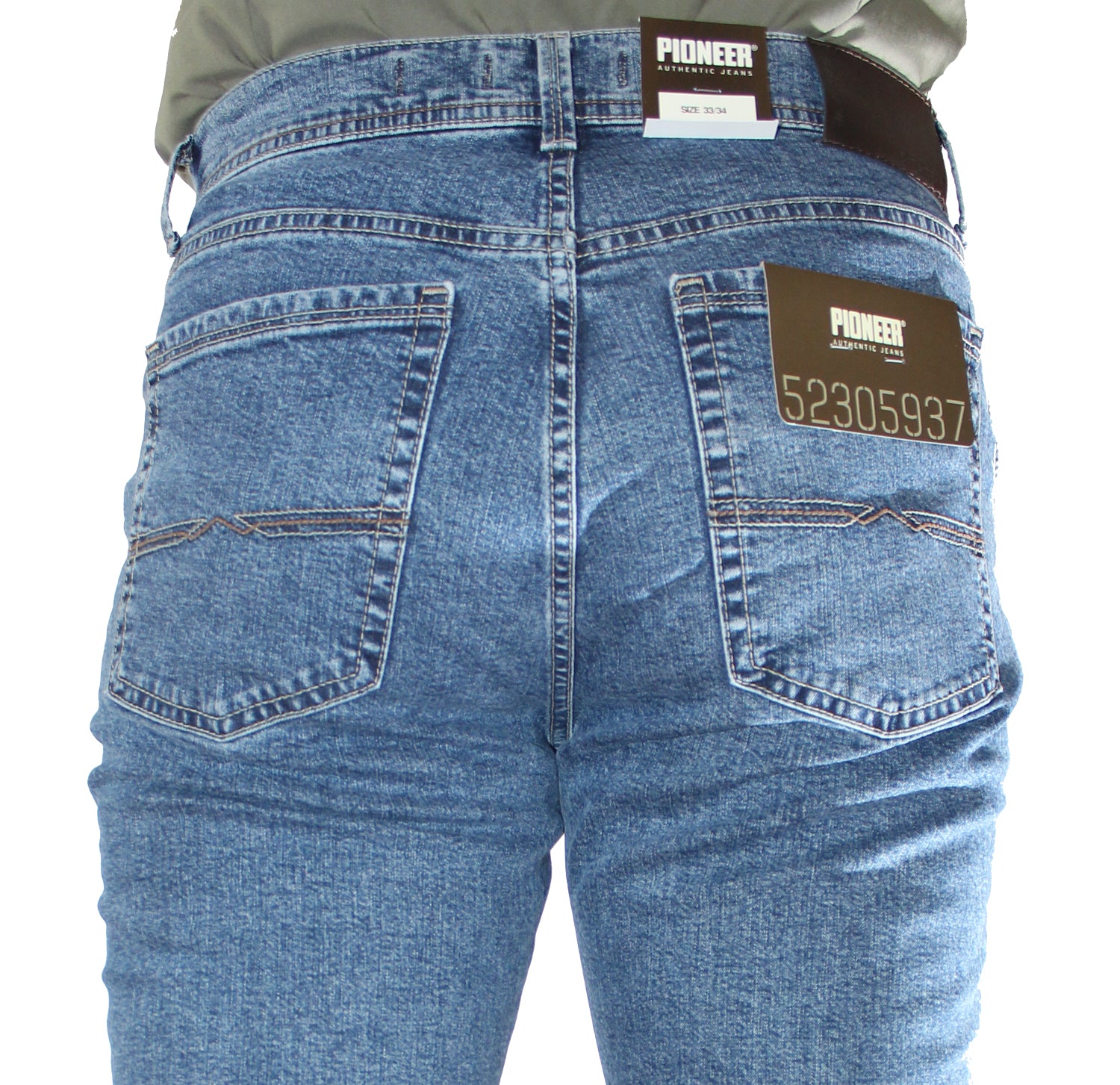 PIONEER RANDO Straight Jeans - Coastal Sky Wash - 1680 933.05 von Pioneer