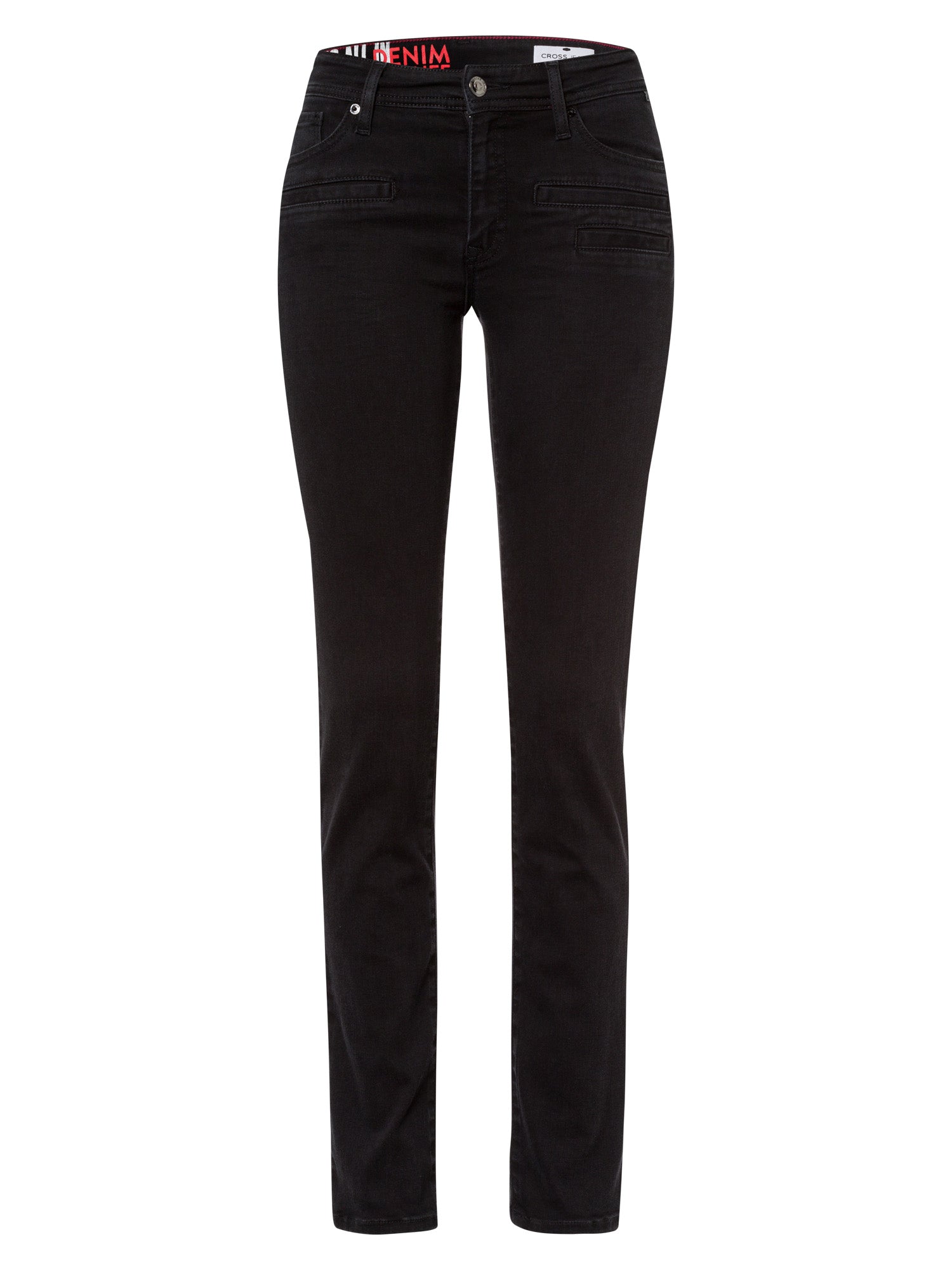 CROSS JEANS Anya biker black Slim Phantom Black - P489-186
