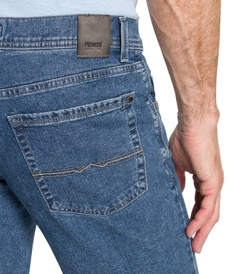 PIONEER RANDO Jeans - Weathered Blue Stonewash - 16801 6388.6821