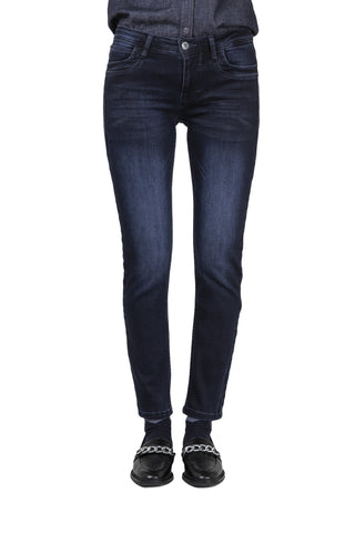 BLUE FIRE Nancy Slim Jeans - Deep Midnight Used - 1001.2196