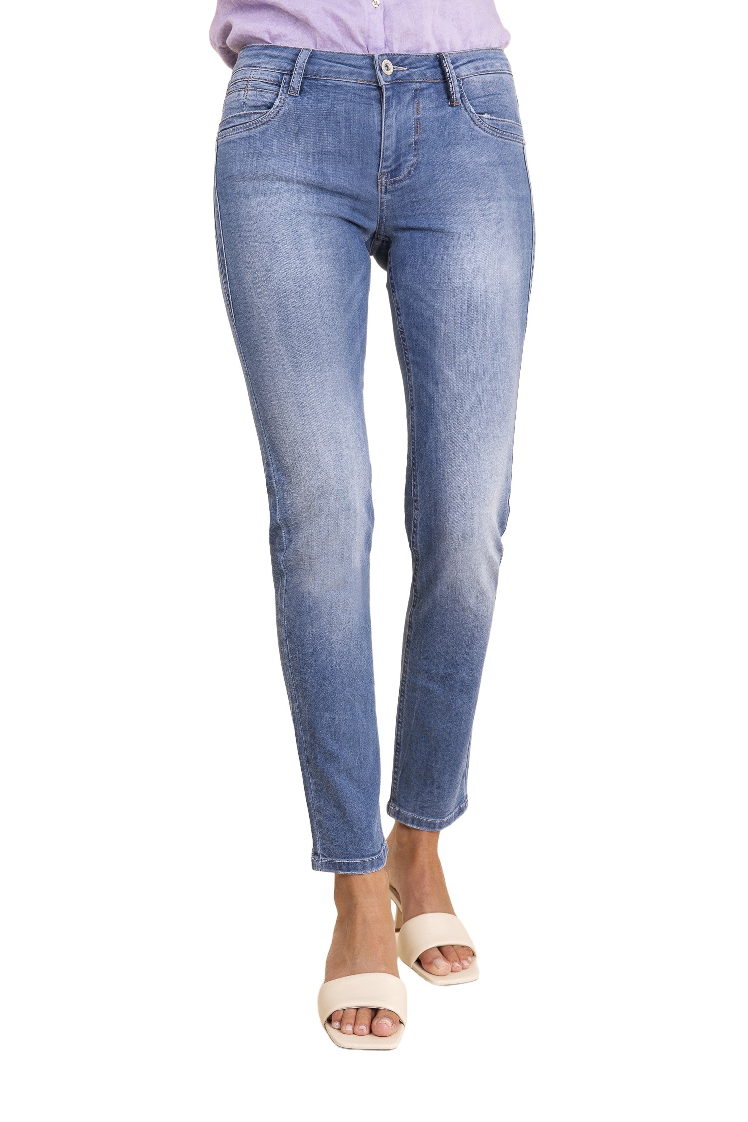 BLUE FIRE Nancy Slim-Fit Jeans - Soft Pacific Blue - 1001.234
