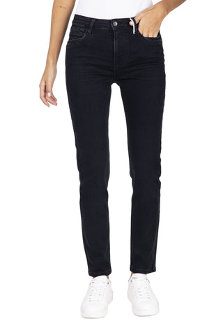 BLUE FIRE Nancy Slim Fit Jeans - Deep Noir Black - 1001.3024