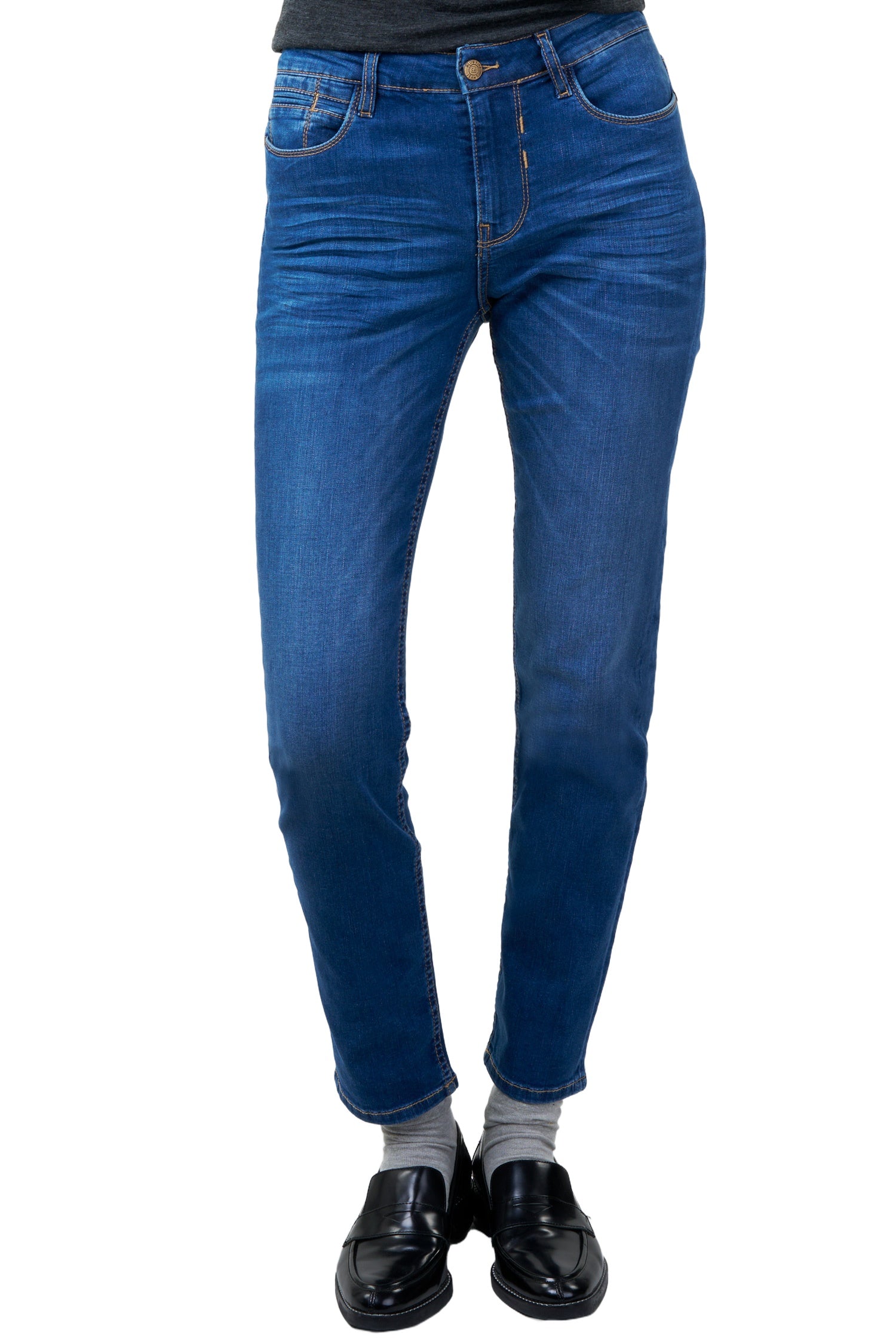 BLUE FIRE Nancy Slim Jeans - Vivid Shore Blue - 1001.4148