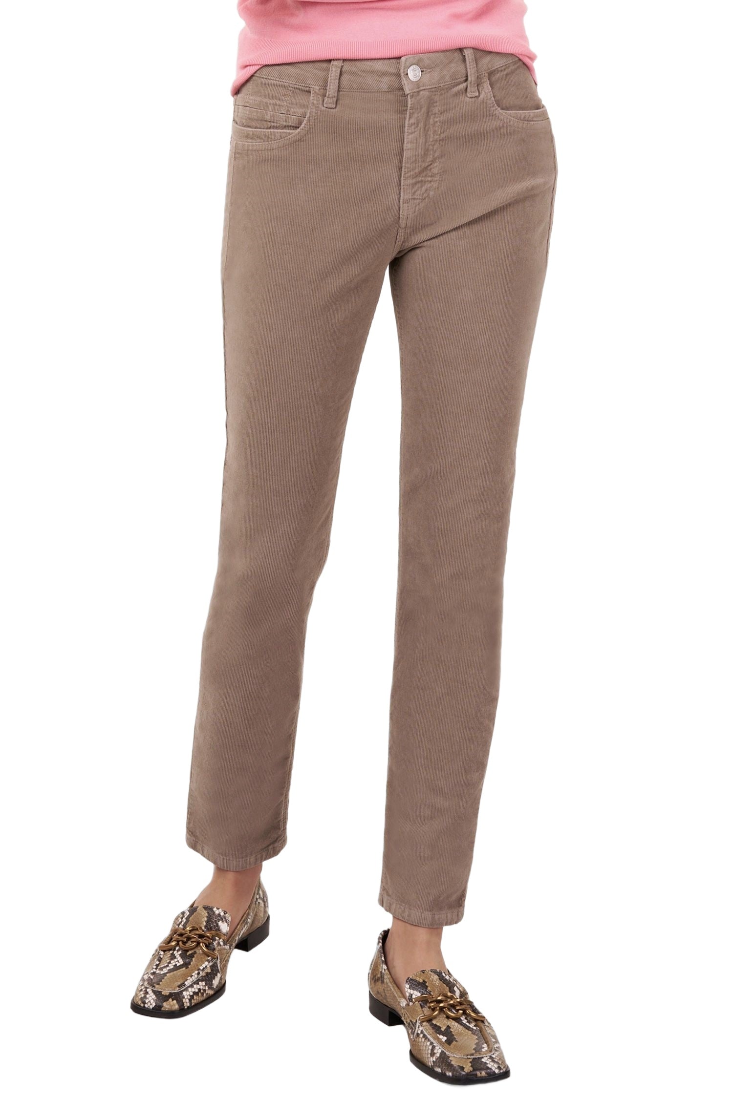 BLUE FIRE Nancy Slim-Fit Cordhose - Warm Sand - 1001.4143