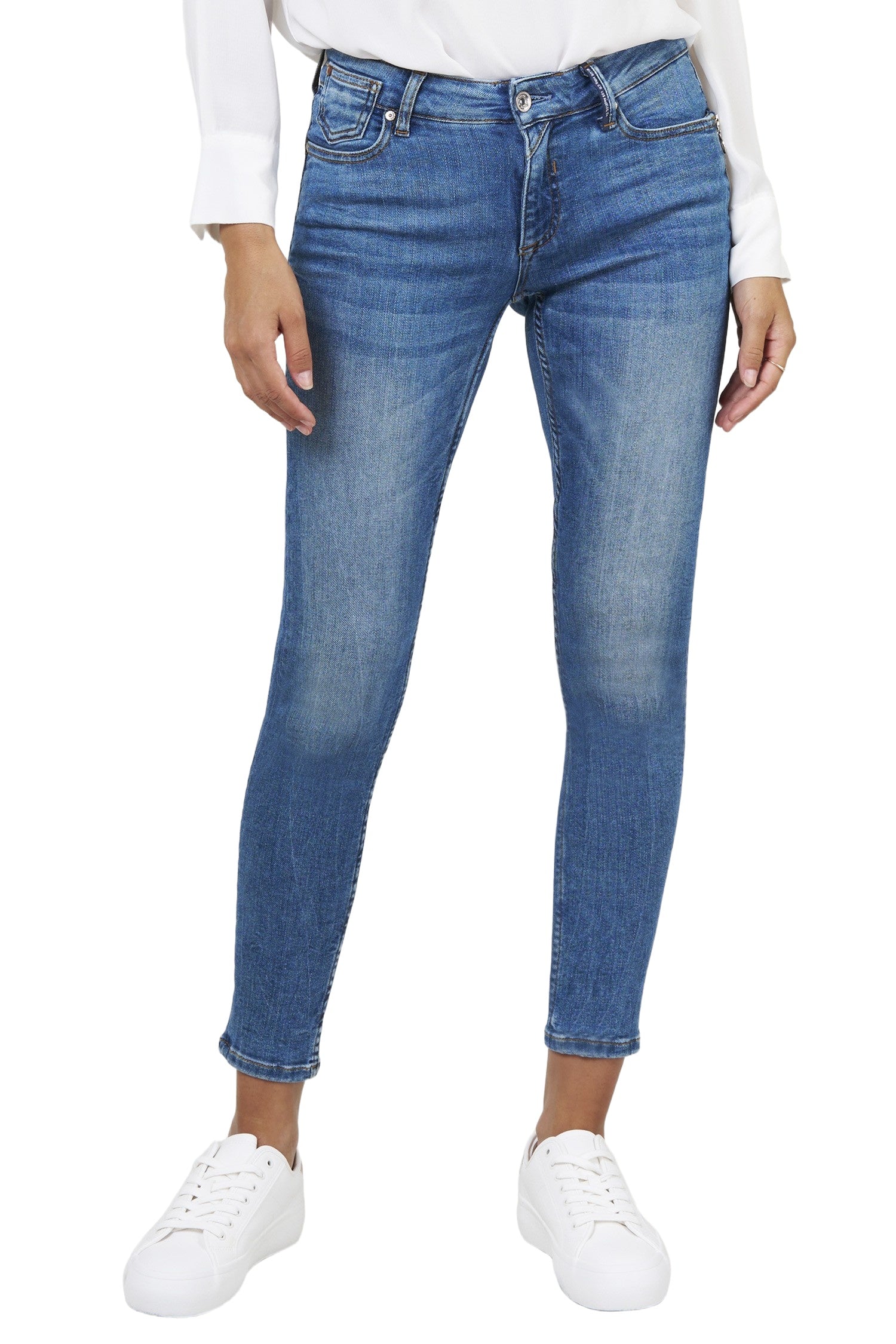 BLUE FIRE Chloe Skinny Jeans - Weathered Cobalt - 1046.261