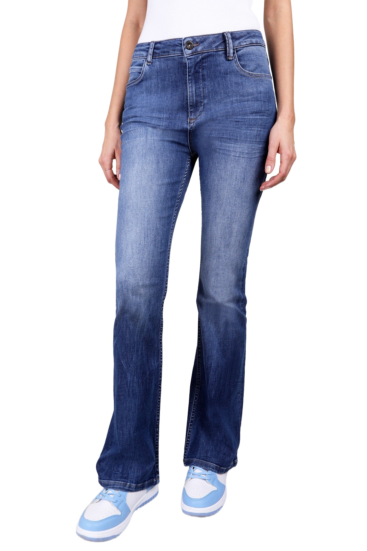 BLUE FIRE VICKY Bootcut - Blue Denim Riviera - 1091.242