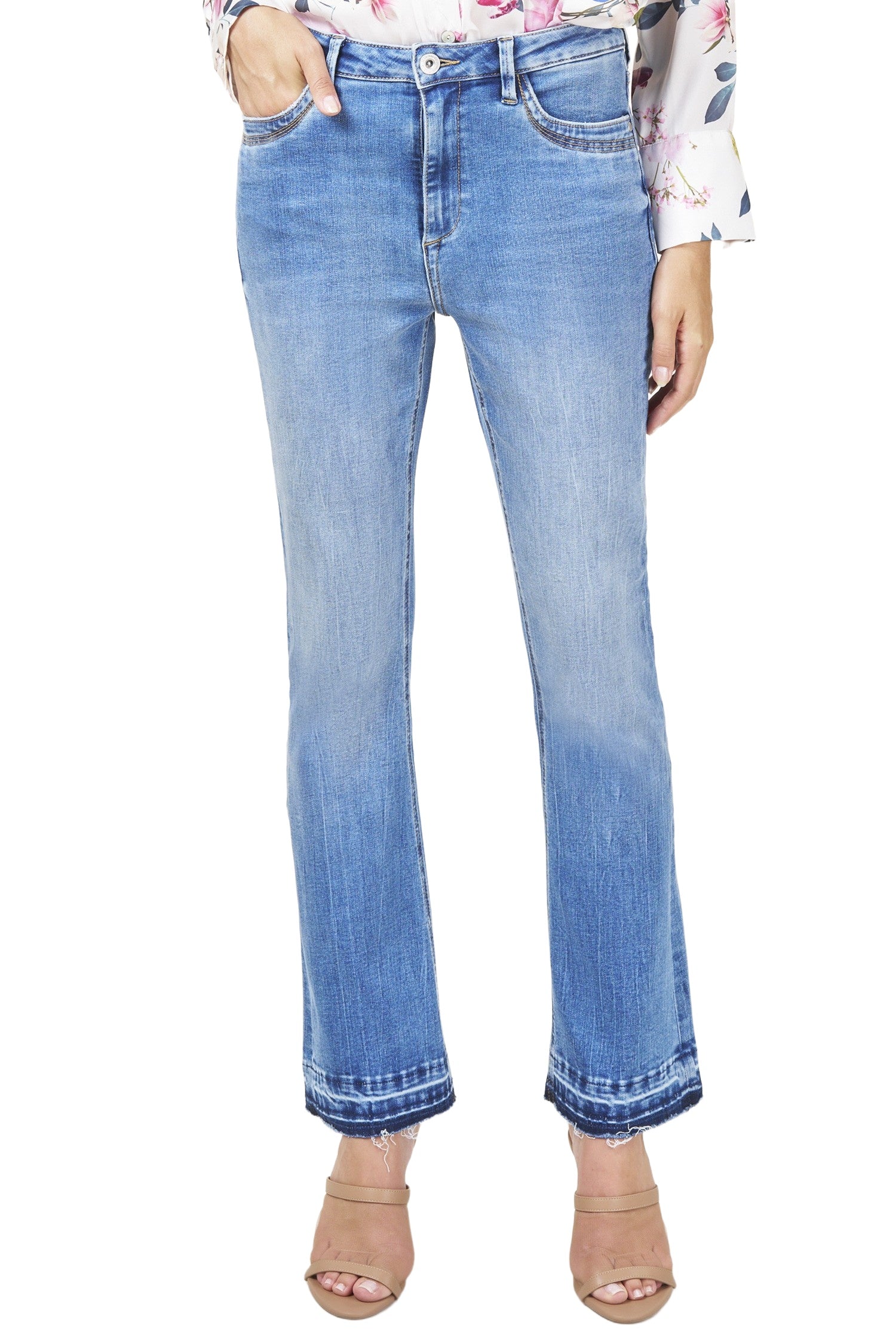 BLUE FIRE Vicky Bootcut Jeans - Sunlit Shallow Blue - 1091.4416