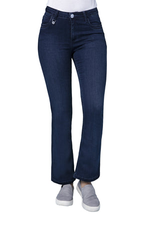 BLUE FIRE Vicky Bootcut Jeans - Deep Midnight Indigo - 1091.462