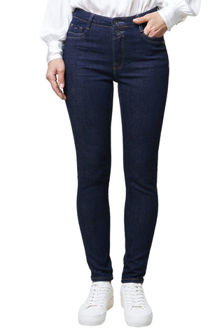 BLUE FIRE Lara Skinny Jeans - Deep Midnight Indigo - 1136.263