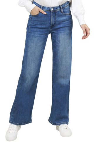 BLUE FIRE Judy Wide Leg Jeans - Coastal Stone Blue - 1156.261