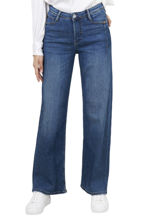 BLUE FIRE Judy Wide Leg Jeans - Deep Atlantic Blue - 1156.262