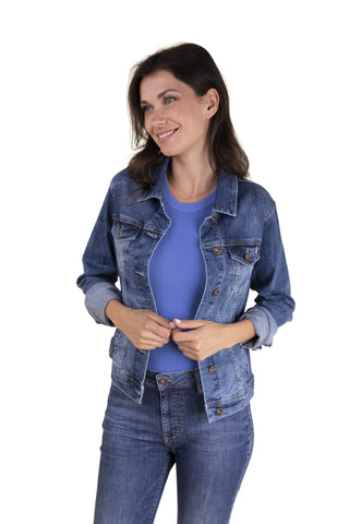 BLUE FIRE GIPSY Jeansjacke - Ocean Horizon Blue - 3000.242