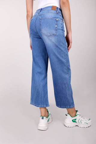 BLUE FIRE Judy Wide Leg Jeans - Coastal Sky Blue - 1156.234