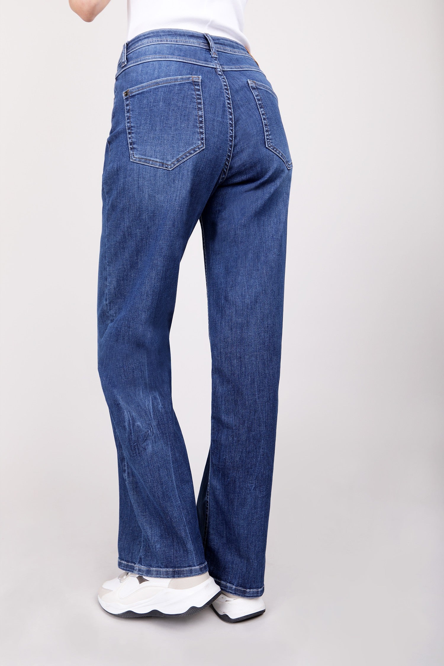 BLUE FIRE Judy Wide-Leg Jeans - Sunwashed Cobalt - 1156.242 von Blue Fire