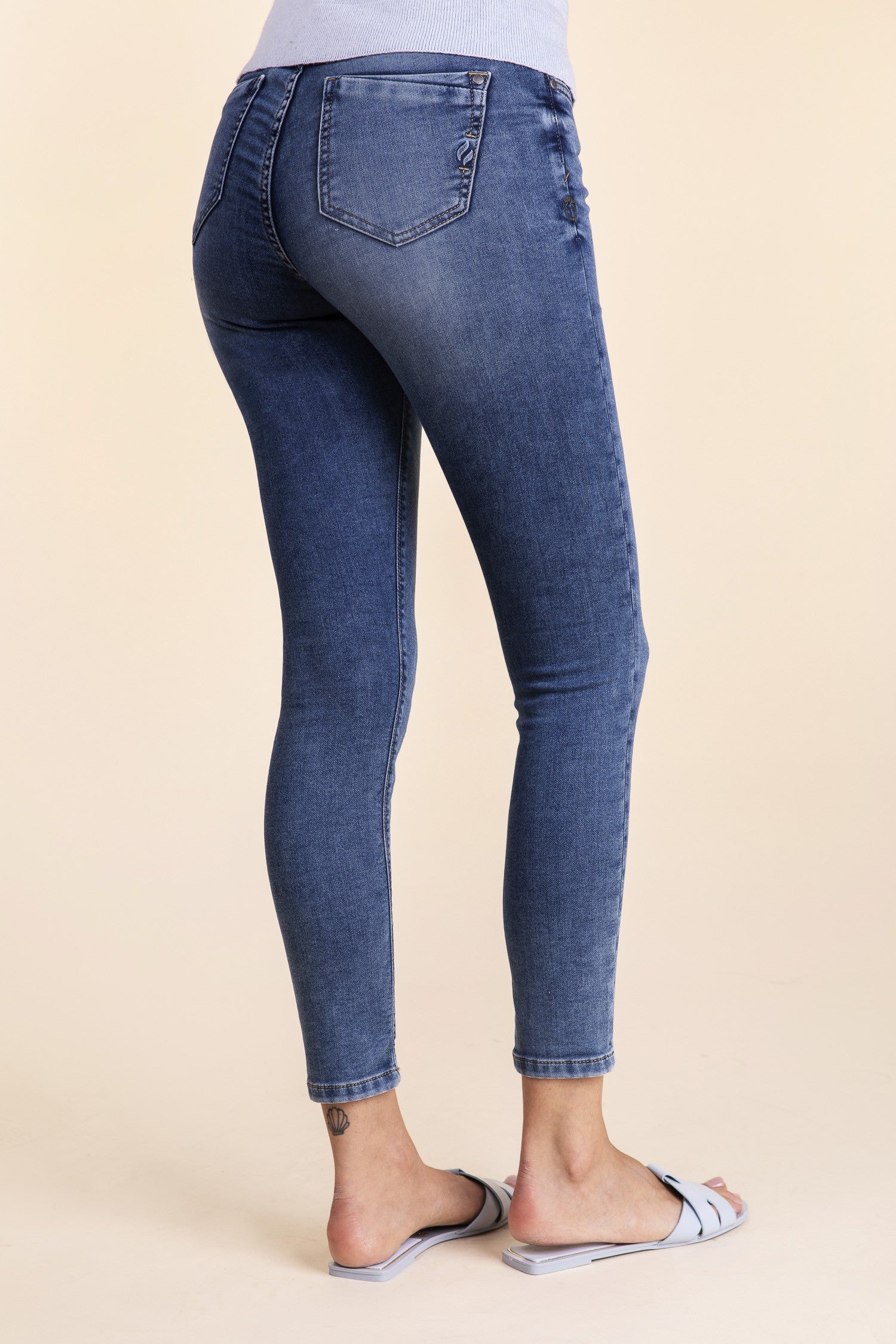 BLUE FIRE Lara Skinny Jeans - Washed Coastal Indigo - 1136.2270