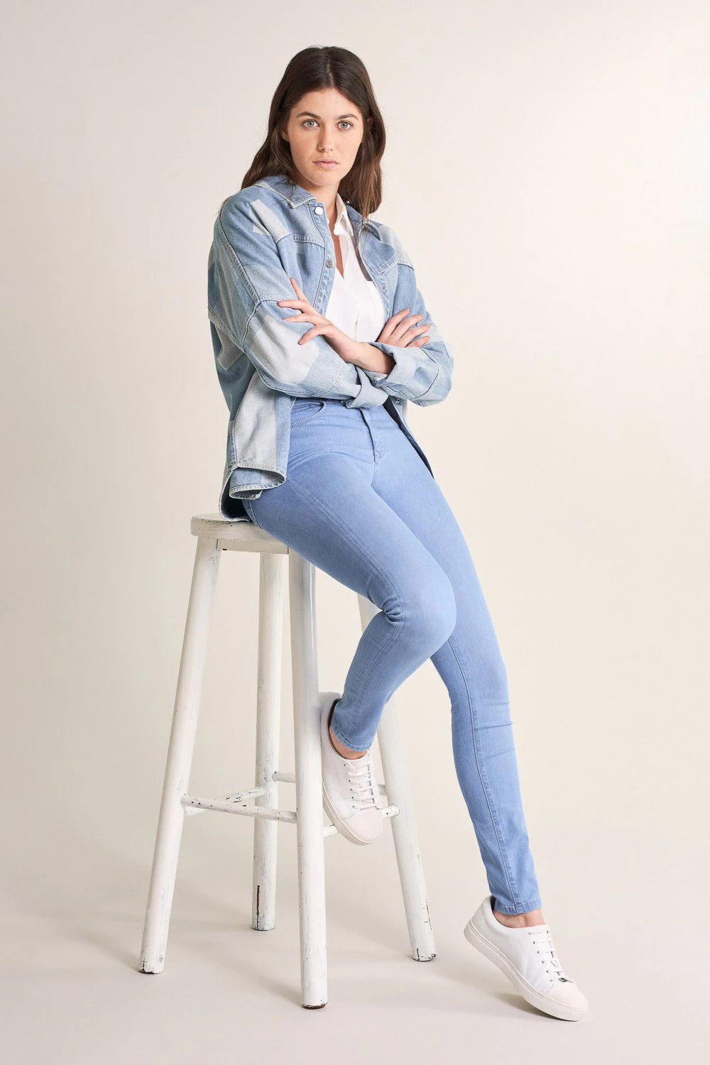 SALSA JEANS SECRET PUSH SKINNY bleu vif 124763.8502 von Salsa