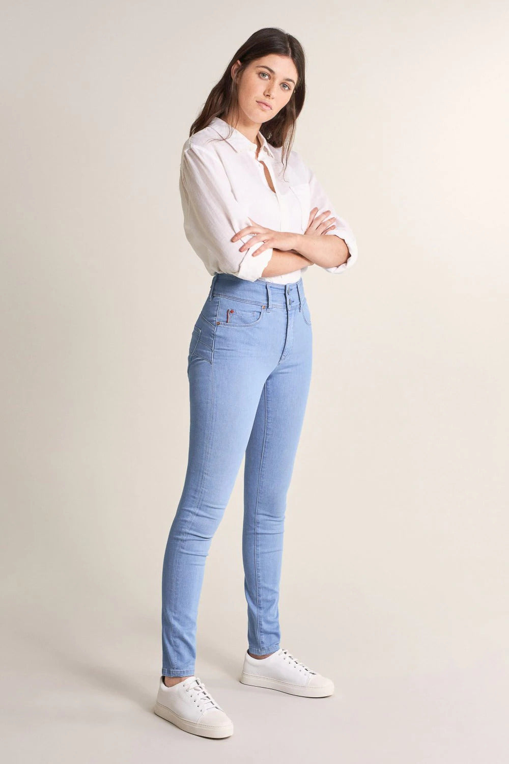 SALSA JEANS SECRET PUSH SKINNY bleu vif 124763.8502 von Salsa