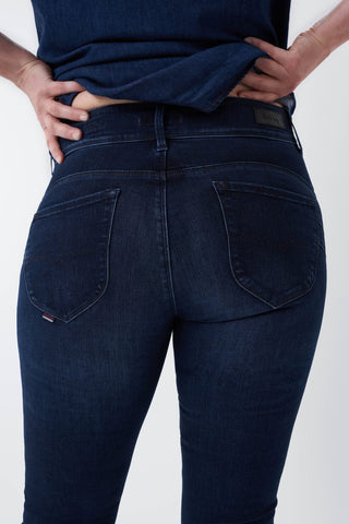 SALSA Secret Push In Skinny Jeans - Deep Indigo Wash - 125260.8505