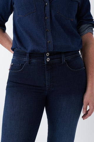 SALSA Secret Push In Skinny Jeans - Deep Indigo Wash - 125260.8505