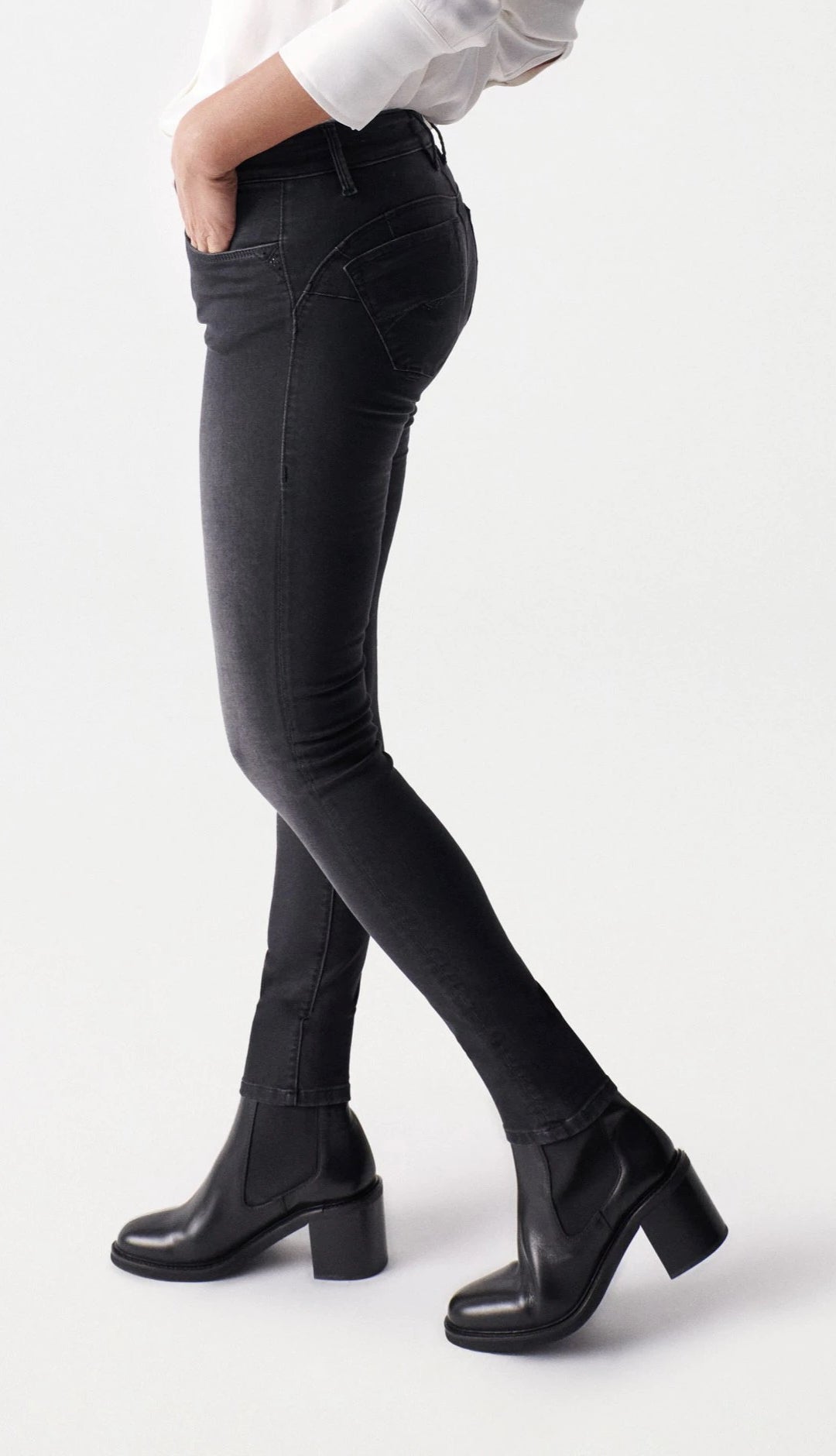 SALSA Wonder Push Up Jeans - Midnight Shadow Black - 126845.0000