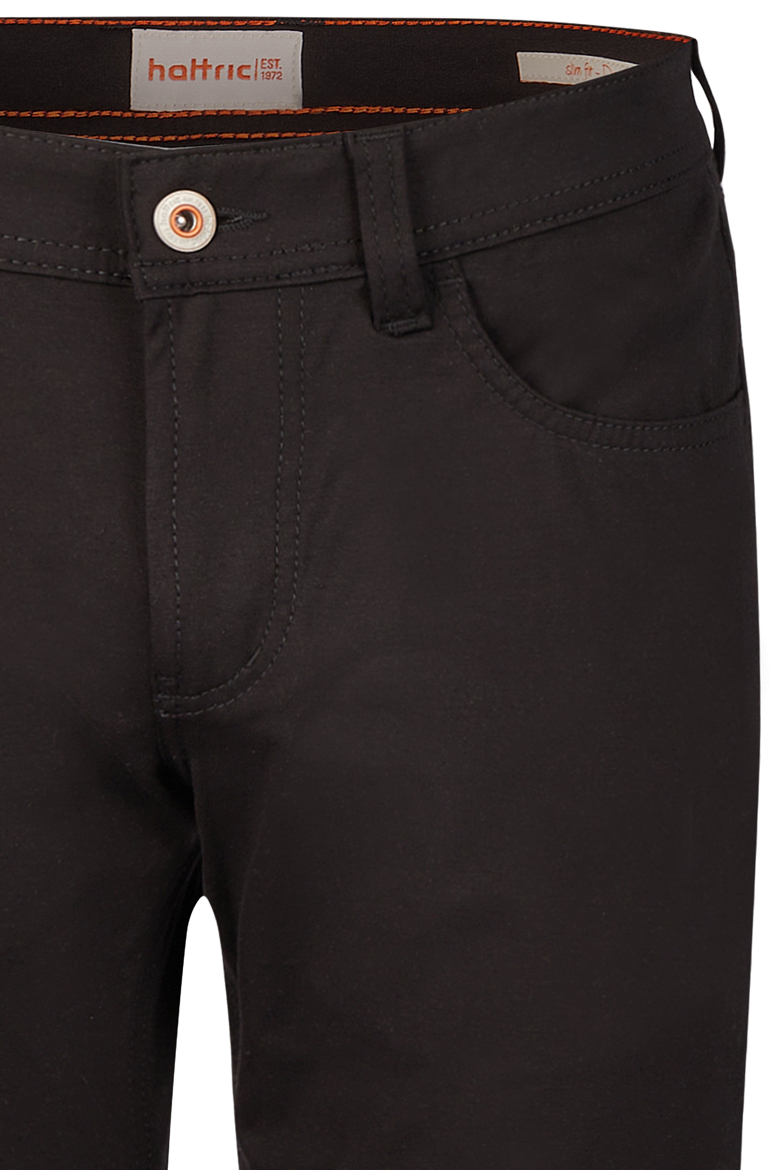 HATTRIC HARRIS Stoffhose - Ink Velvet Black - 688995 9272.09 von Hattric