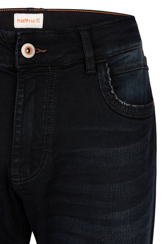 HATTRIC HARRIS Five Pocket - Midnight Indigo Wash - 688495 9242.98