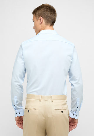 ETERNA SLIM FIT Langarm Hemd - Sky Whisper Blue - 1307-11-F142