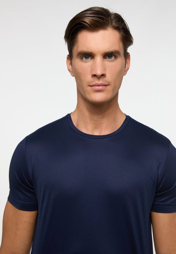 ETERNA 1863 Kurzarm T-Shirt - Midnight Ocean Blue - 887-18-INO von Eterna