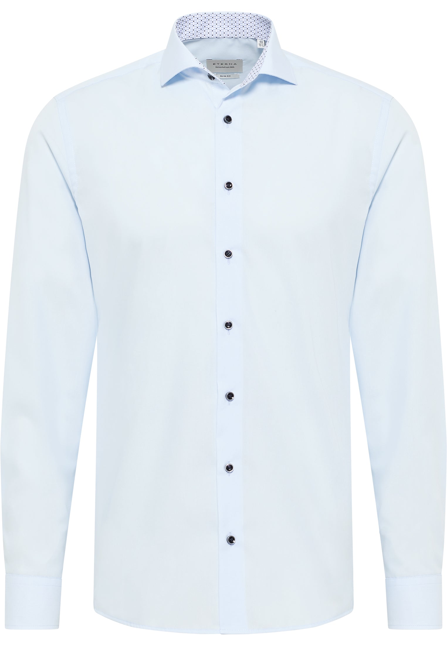 ETERNA SLIM FIT Langarm Hemd - Sky Whisper Blue - 1307-11-F142