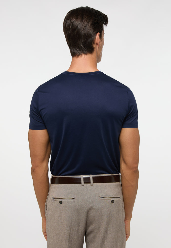 ETERNA 1863 Kurzarm T-Shirt - Midnight Ocean Blue - 887-18-INO von Eterna