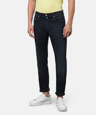 PIERRE CARDIN LYON TAPERED - Midnight Indigo Black - 34510 8029.6804