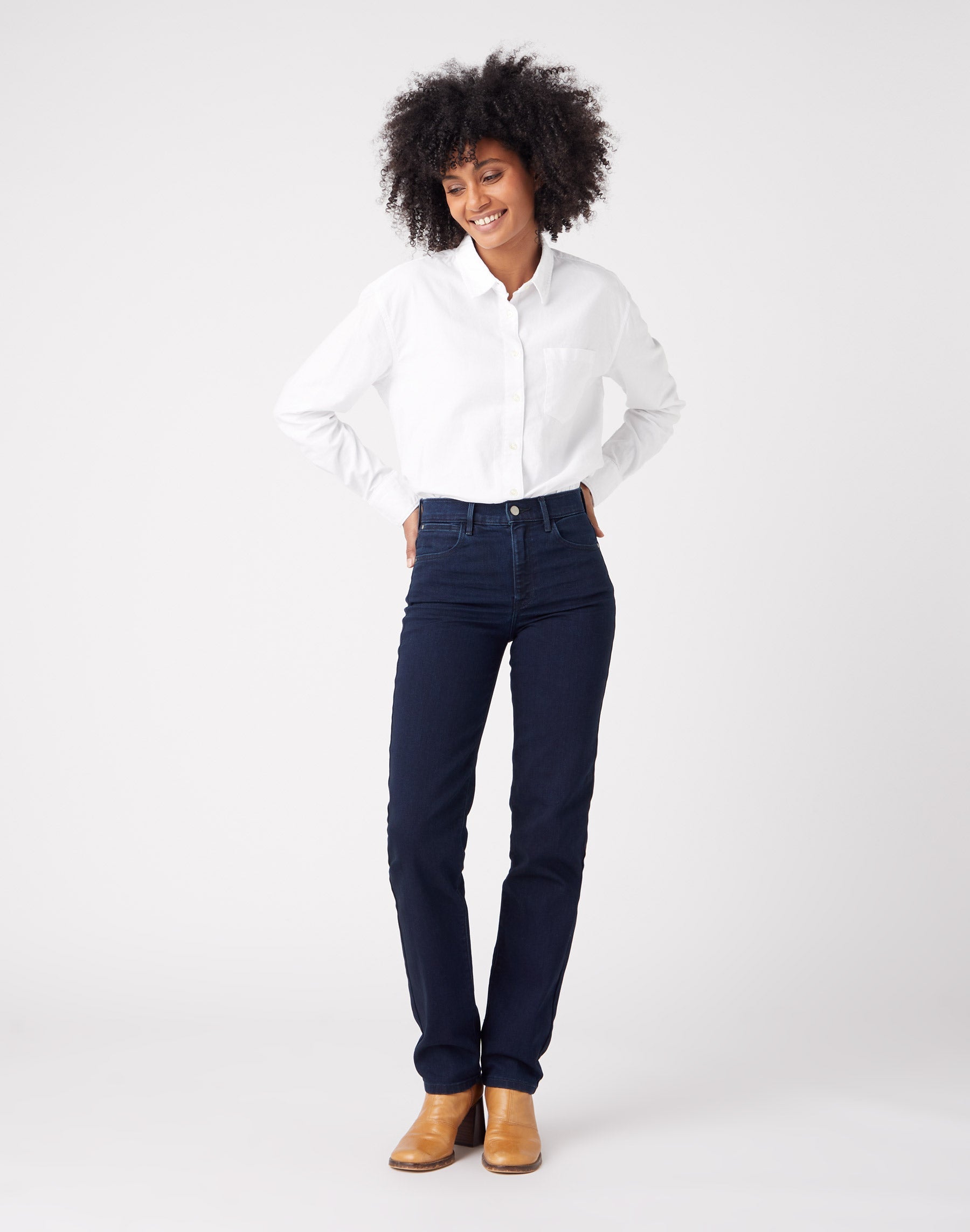 WRANGLER Straight - Midnight Ink Blue - 112320016 von Wrangler