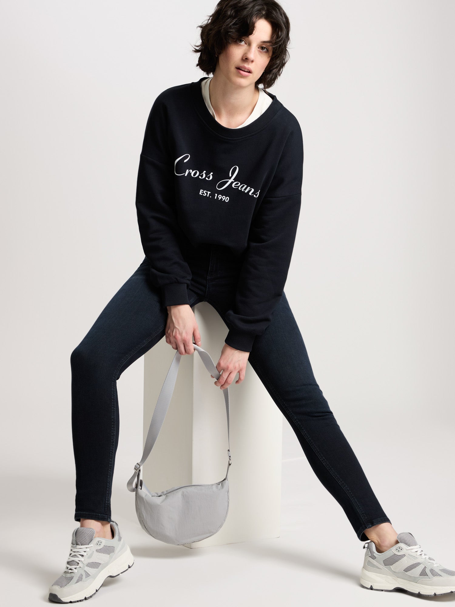 CROSS JEANS Alan Jeans - Deep Navy Shadow - N497-234 von Cross Jeans