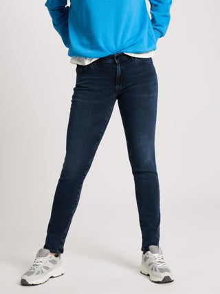 CROSS JEANS Anya Five Pocket - Midnight Atlantic Blue - P489-234