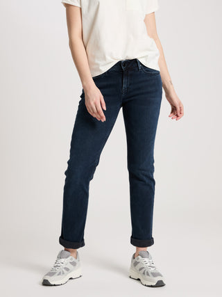 CROSS JEANS Rose Five Pocket - Deep Navy Stone - N487-084