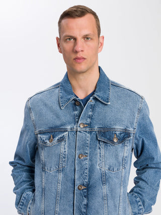 CROSS JEANS REGULAR JACKET - Coastal Sky Blue - A320-008