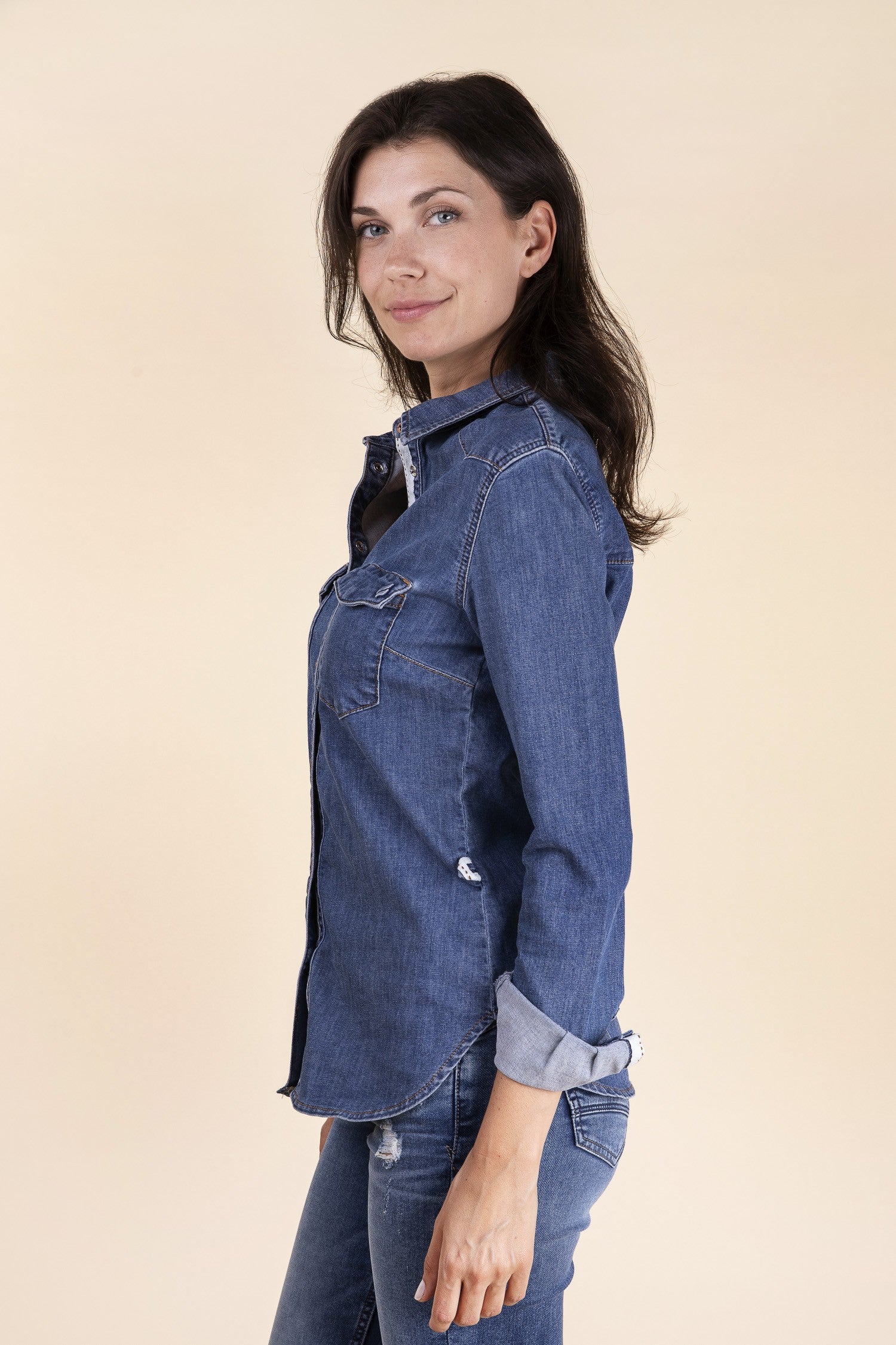 BLUE FIRE SUMA Bluse - Ocean Wash Blue - 3302.2229