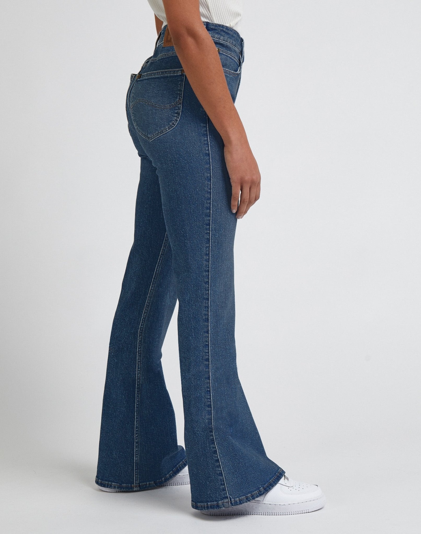 LEE Breese Schlaghose - Stormy Denim Blue - 112338323 von LEE