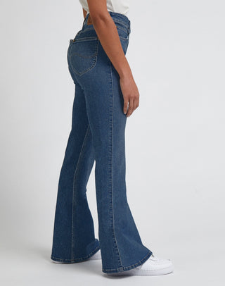 LEE Breese Schlaghose - Stormy Denim Blue - 112338323
