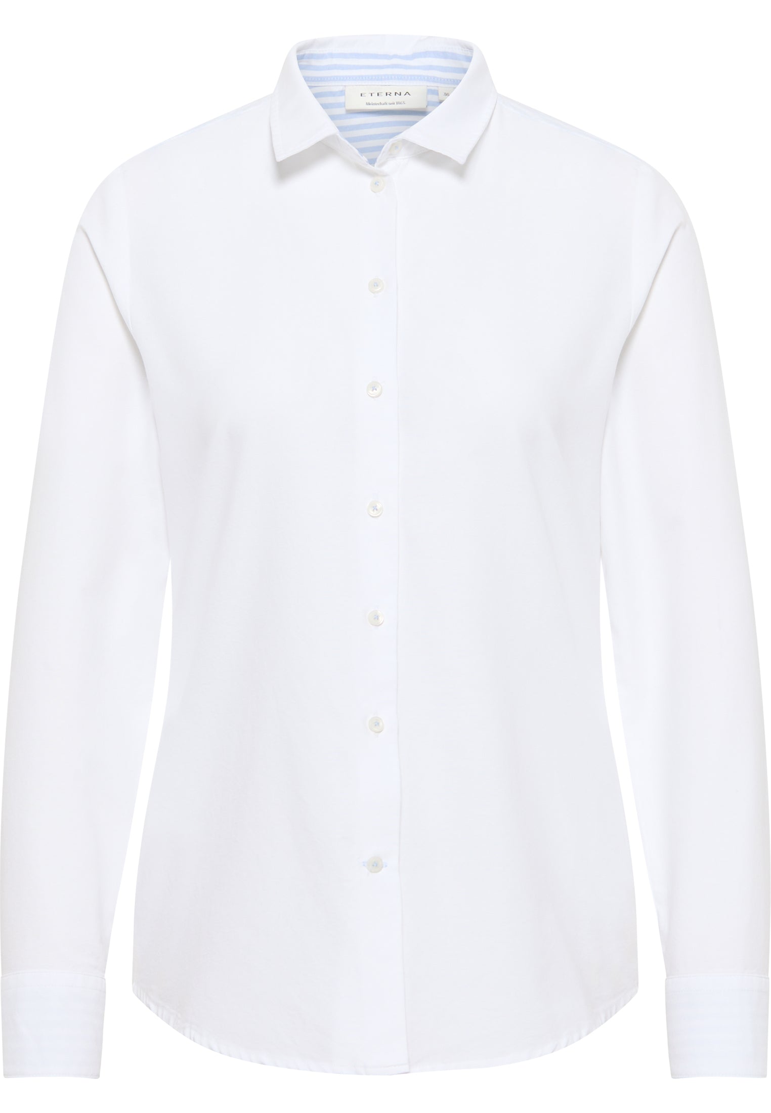ETERNA REGULAR FIT Langarm Bluse - Ivory Mist White - 5124-00-D935