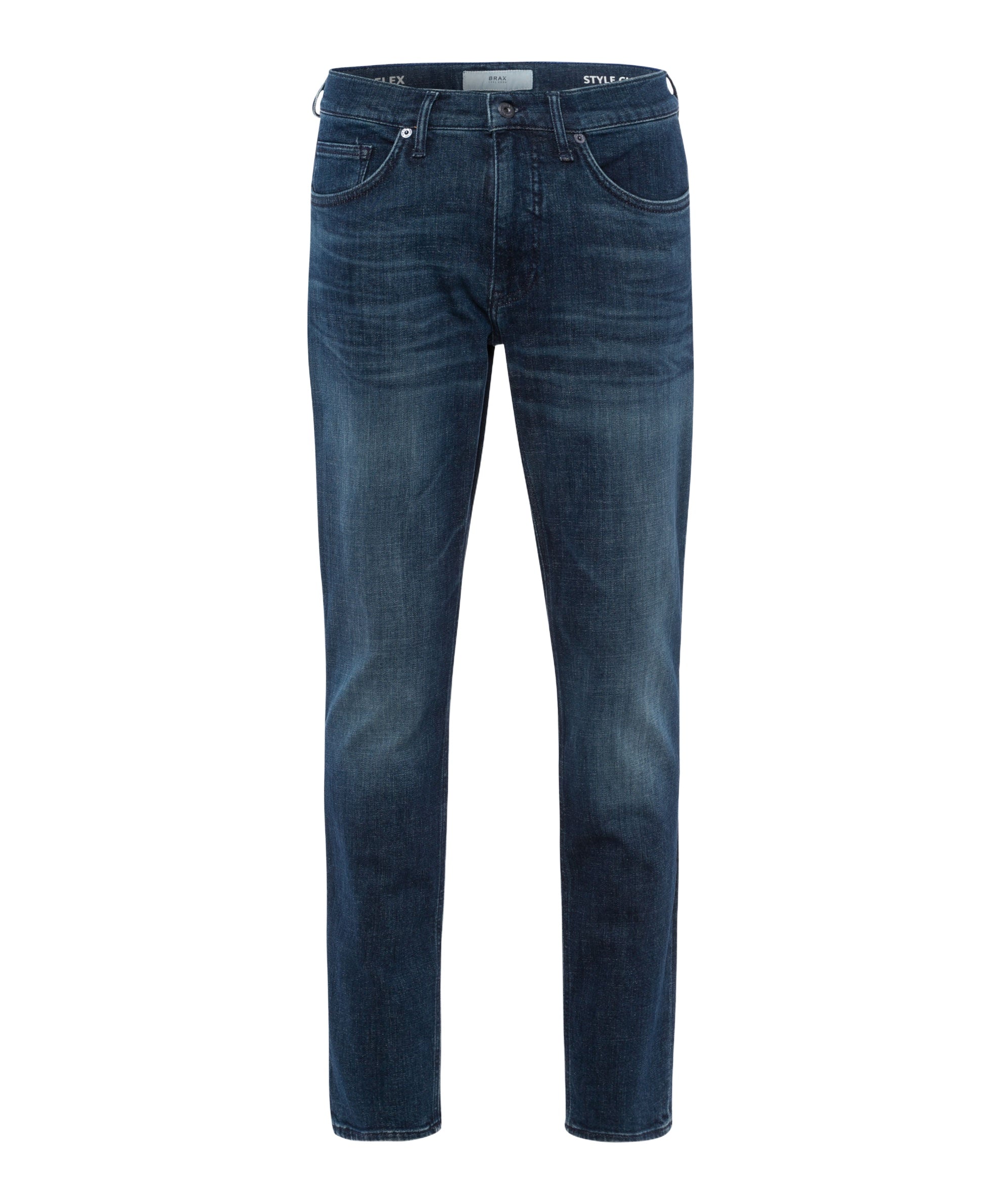 BRAX Chris Vintage Straight Jeans - Deep Indigo Washed - 07960820 81-6607.24