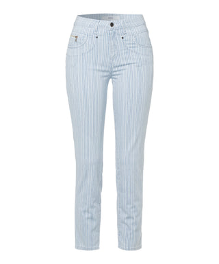 BRAX Shakira Five Pocket - Seaside Stripe Sky - 09918420 74-7117.29