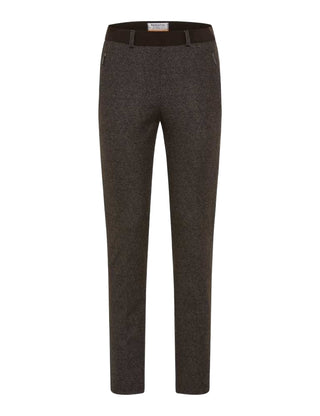 RAPHAELA BY BRAX Lillyth Chino/Jogpants - Espresso Tweed Brown - 10270020 17-5268-52