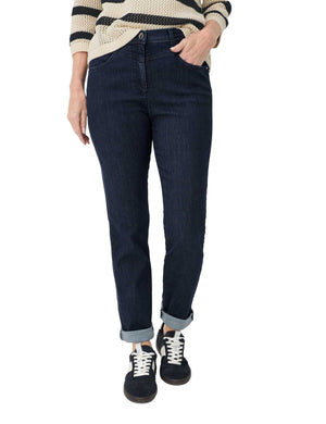RAPHAELA BY BRAX Laura Slim Jeans - Midnight Indigo Wash - 10939120  10-6400-22
